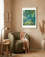 Renoir Path in the Forest Impressionist Landscape framed in a tender room thumbnail