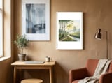 birch-grove-serenity-a-meadow-wildflower-path-2 framed in a focused room thumbnail