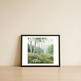 birch-grove-serenity-a-meadow-wildflower-path-3 — framed, leaning against the wall thumbnail