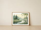 misty-morning-riverbank-a-woodland-sanctuary-1 — framed, leaning against the wall thumbnail