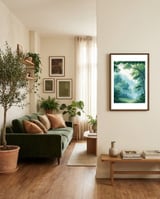 misty-forest-canopy-1 framed in a grounding room thumbnail