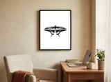 Butterfly framed in a focused room thumbnail