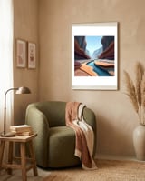 The Ancient Path of the Murray framed in a tender room thumbnail