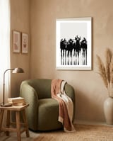 Bufalo  framed in a tender room thumbnail