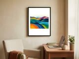abstract-vibrant-rolling-hills-landscape-art-1 framed in a focused room thumbnail