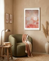 Hilma af Klint - The Ten Largest No 9 Old Age Abstract Spiritual Art framed in a tender room thumbnail