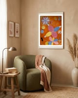 Hilma af Klint - The Ten Largest No 4 Youth Abstract Spiritual Art framed in a tender room thumbnail