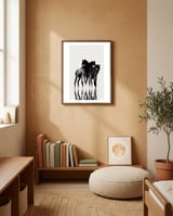 Wolf framed in a gentle room thumbnail