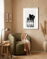 Wolf framed in a tender room thumbnail