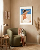 Summer Hat framed in a tender room thumbnail