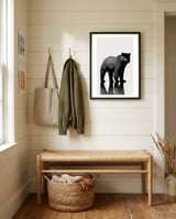 Bear  framed in a relaxed room thumbnail