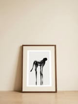 Cheetah  — framed, leaning against the wall thumbnail