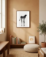 Cheetah  framed in a gentle room thumbnail