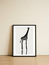 Giraffe  — framed, leaning against the wall thumbnail