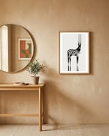 Zebra  framed in a focused room thumbnail