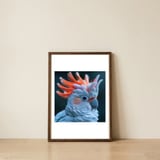 cockatoo-bird-with-orange-crest-portrait-1 — framed, leaning against the wall thumbnail