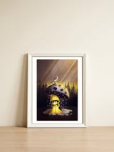 Rain Drops — framed, leaning against the wall thumbnail