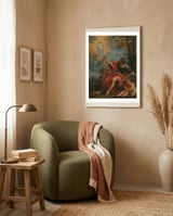 Carlo Maratta – Saint John the Evangelist on Patmos (c. 1680–1720) framed in a tender room thumbnail