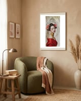 Yet to come  framed in a tender room thumbnail