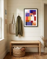 Pallet framed in a relaxed room thumbnail