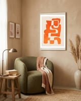 Abstract Art 55 - 7 framed in a tender room thumbnail