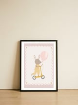 Bunny on the Go — framed, leaning against the wall thumbnail