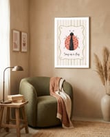 Snug as a Bug framed in a tender room thumbnail