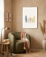 Surfboard Summer framed in a tender room thumbnail