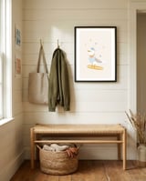 Seagull Surfer framed in a relaxed room thumbnail