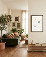 Planet Parade framed in a grounding room thumbnail