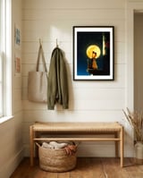 Love Under the Moon framed in a relaxed room thumbnail