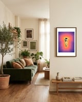 Cosmic Chill Astronaut framed in a grounding room thumbnail