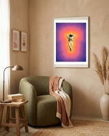 Cosmic Chill Astronaut framed in a tender room thumbnail