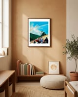 Playful Kids Butterfly Rainbow framed in a gentle room thumbnail