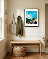 Playful Kids Butterfly Rainbow framed in a relaxed room thumbnail