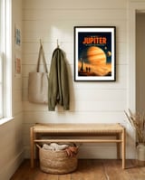 Jupiter Planet Exploration framed in a relaxed room thumbnail