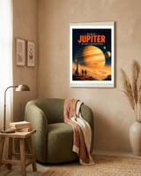 Jupiter Planet Exploration framed in a tender room thumbnail