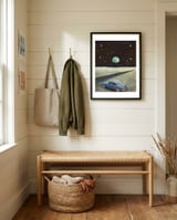 Lunar Pitstop framed in a relaxed room thumbnail