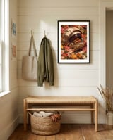 Astronaut's Dream framed in a relaxed room thumbnail