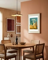 Visit the USA framed in a intimate room thumbnail