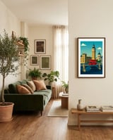 A Visit to London framed in a grounding room thumbnail