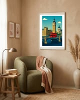 A Visit to London framed in a tender room thumbnail