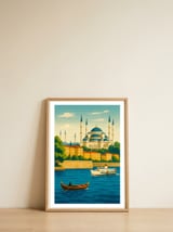 Istanbul Dreamscape — framed, leaning against the wall thumbnail