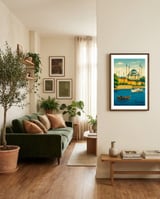 Istanbul Dreamscape framed in a grounding room thumbnail