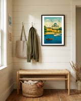 Istanbul Dreamscape framed in a relaxed room thumbnail