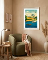Istanbul Dreamscape framed in a tender room thumbnail