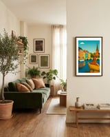 Copenhagen Mermaid framed in a grounding room thumbnail