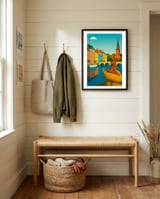 Copenhagen Mermaid framed in a relaxed room thumbnail