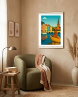 Copenhagen Mermaid framed in a tender room thumbnail