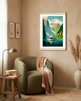 Scenic Fjord Adventure framed in a tender room thumbnail